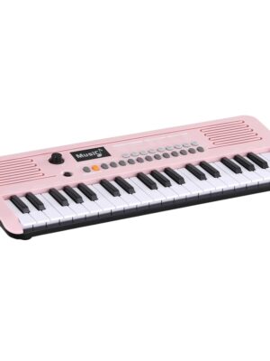 Alpha 37-Key Digital Piano Keyboard for Kids Beginners Electronic Keyboard Piano Gift Pink