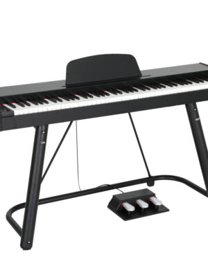 Alpha 88 Keys Electronic Piano Keyboard Digital Electric w/ Stand Semi-Weighted
