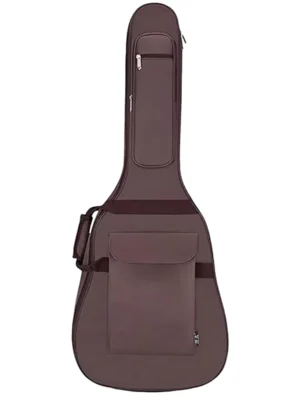 Waterproof Guitar Bag Musical for Guitars Protection Home Travel Gig Practice - Coffee